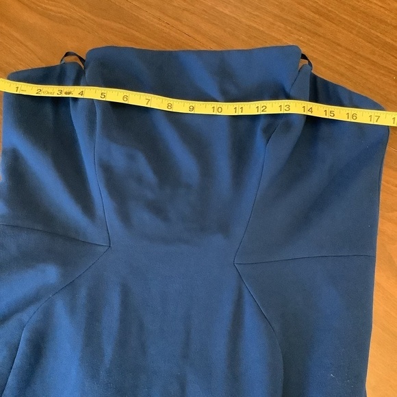 Jill Stuart Royal Blue Strapless Evening Gown Size 12 Formal Prom Mermaid Dress - Picture 7 of 13